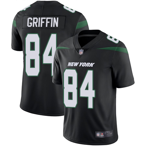 New York Jets Limited Black Youth Ryan Griffin Alternate Jersey NFL Football #84 Vapor Untouchable
